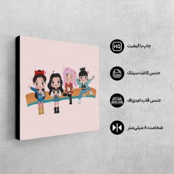 تابلو شاسی طرح کاراکترهای بانمک blackpink