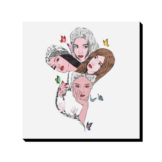تابلو شاسی طرح پروانه‌های blackpink