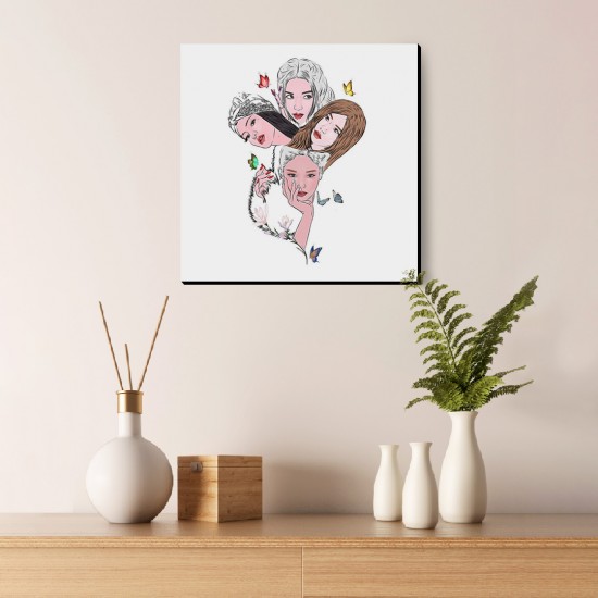 تابلو شاسی طرح پروانه‌های blackpink