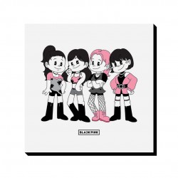 تابلو شاسی طرح blackpink doodle