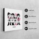 تابلو شاسی طرح blackpink doodle