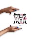 تابلو شاسی طرح blackpink doodle