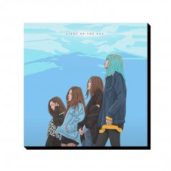 تابلو شاسی طرح light up the sky