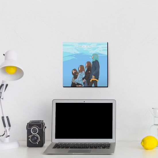 تابلو شاسی طرح light up the sky