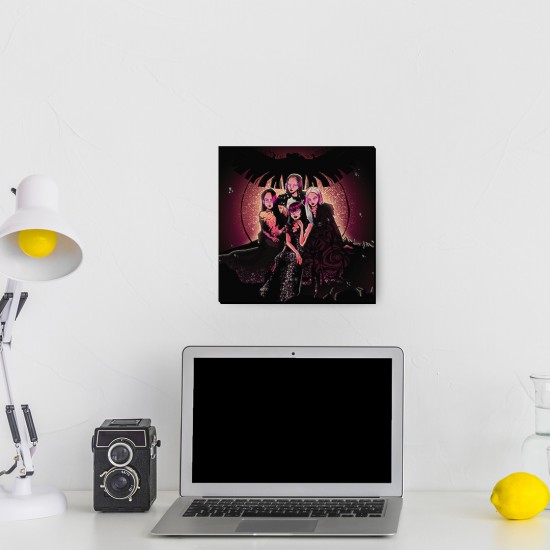 تابلو شاسی طرح بلک پینک سیاه