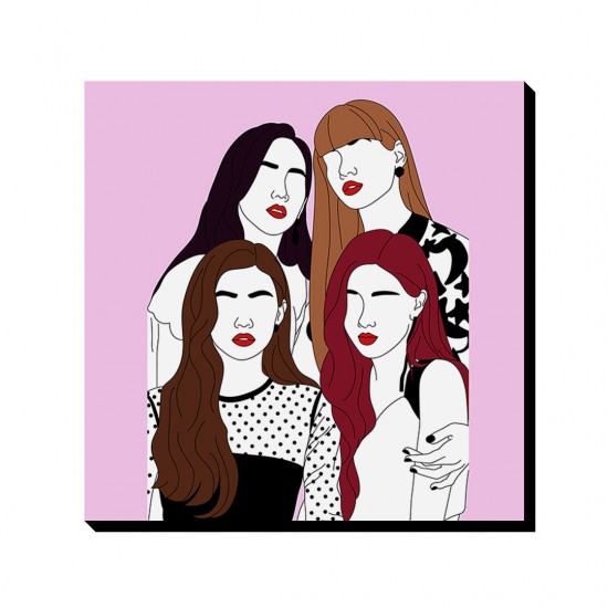 تابلو شاسی طرح مینیمال blackpink
