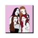 تابلو شاسی طرح مینیمال blackpink