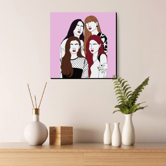 تابلو شاسی طرح مینیمال blackpink