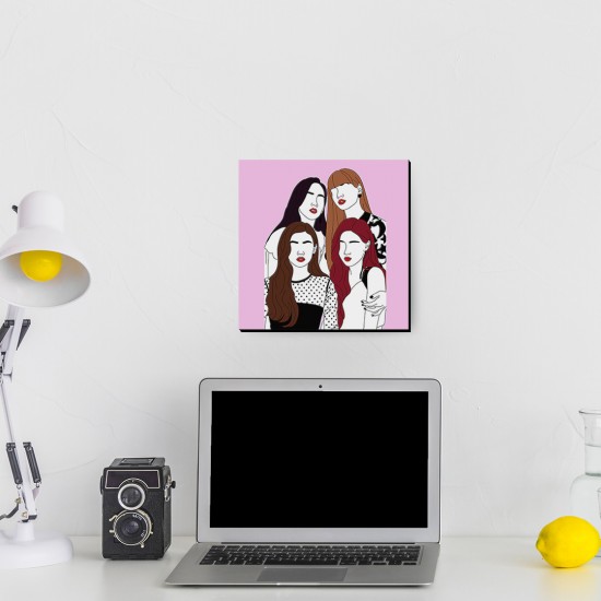 تابلو شاسی طرح مینیمال blackpink