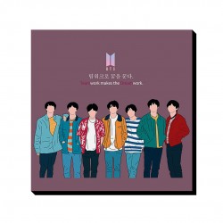 تابلو شاسی طرح شروع گروه bts