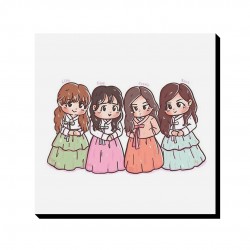 تابلو شاسی طرح ملکه‌های black pink