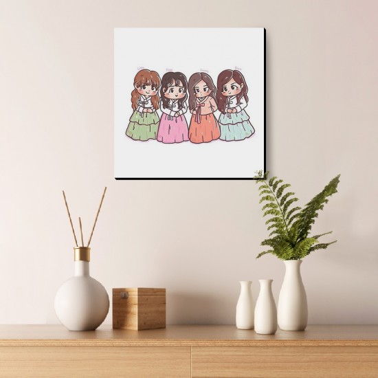 تابلو شاسی طرح ملکه‌های black pink