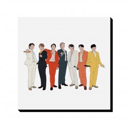 تابلو شاسی طرح اجرای گروه bts