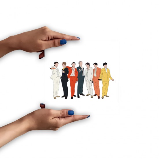 تابلو شاسی طرح اجرای گروه bts