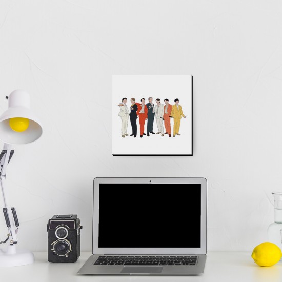 تابلو شاسی طرح اجرای گروه bts