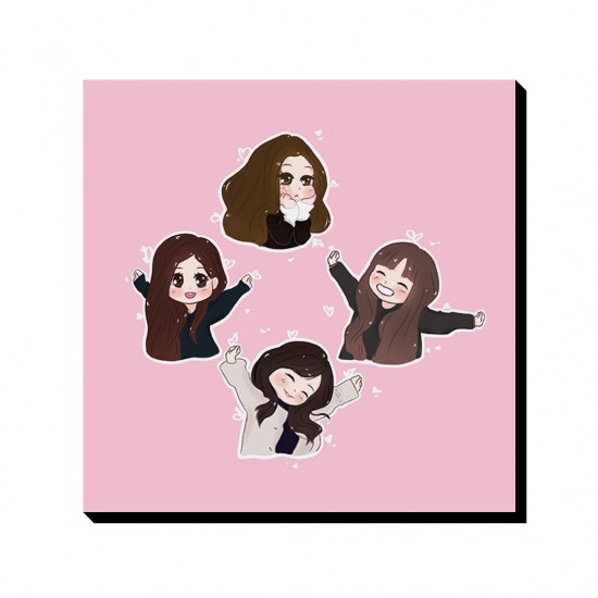 تابلو شاسی طرح super cute blackpink