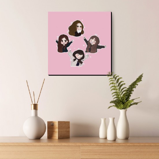 تابلو شاسی طرح super cute blackpink