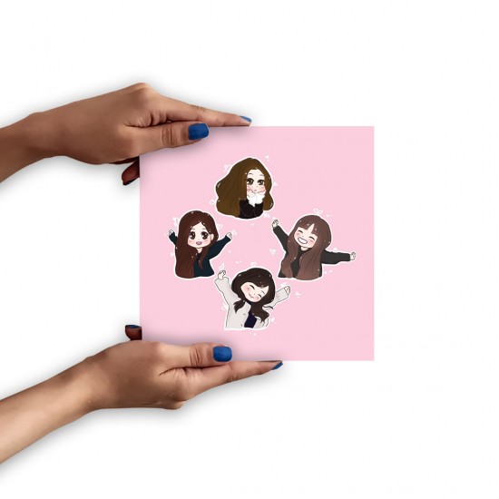 تابلو شاسی طرح super cute blackpink