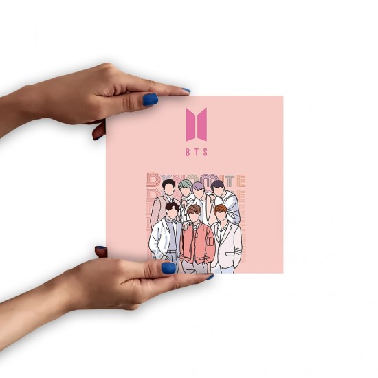 تابلو شاسی طرح آهنگ dynamite گروه bts