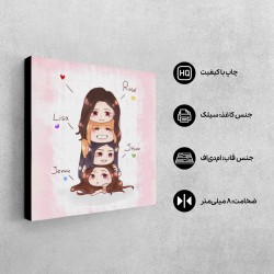 تابلو شاسی طرح kawaii blackpink