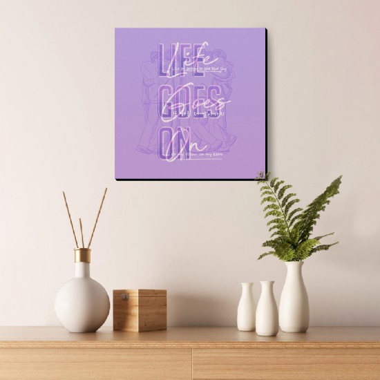 تابلو شاسی طرح آهنگ life goes on