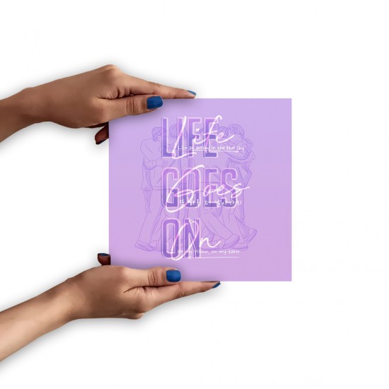 تابلو شاسی طرح آهنگ life goes on