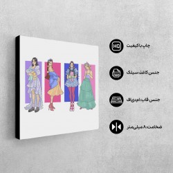 تابلو شاسی طرح استایل بلک پینک