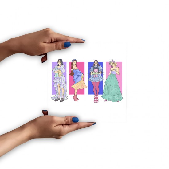 تابلو شاسی طرح استایل بلک پینک