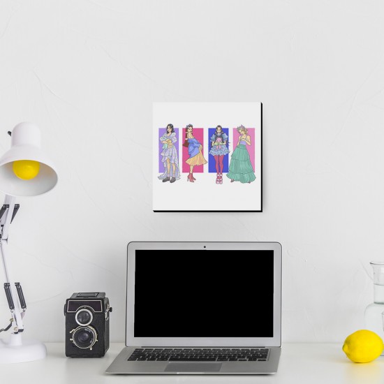 تابلو شاسی طرح استایل بلک پینک