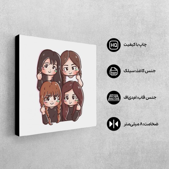 تابلو شاسی طرح we are blackpink