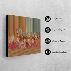تابلو شاسی طرح کاراکتر انیمه bts