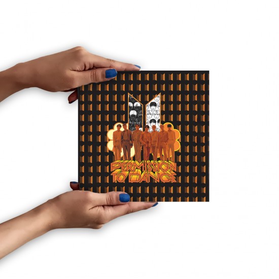 تابلو شاسی طرح آهنگ permission to dance از گروه bts