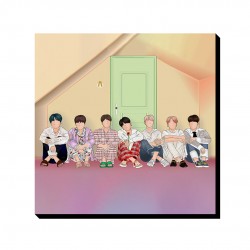 تابلو شاسی طرح bts در خانه