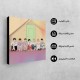 تابلو شاسی طرح bts در خانه