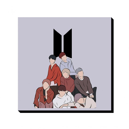 تابلو شاسی طرح bts مینیمالیست