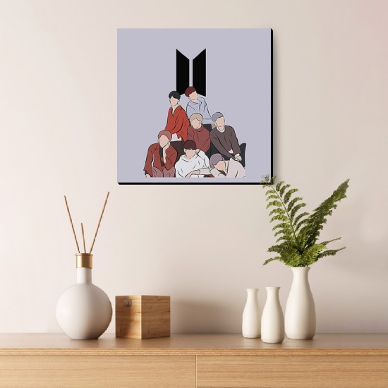 تابلو شاسی طرح bts مینیمالیست