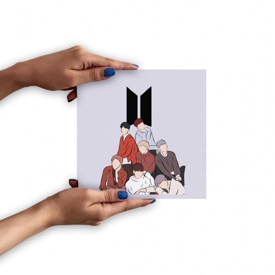 تابلو شاسی طرح bts مینیمالیست