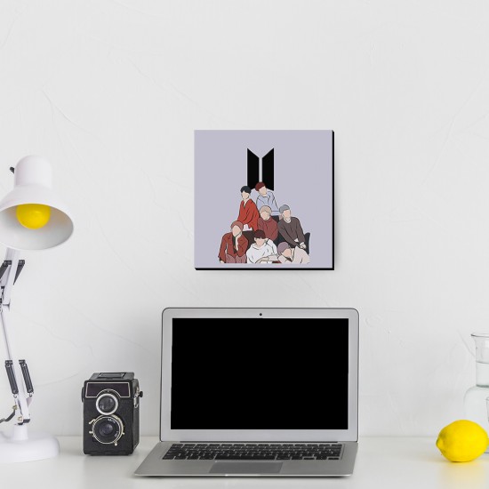 تابلو شاسی طرح bts مینیمالیست