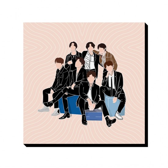 تابلو شاسی طرح the bangtan boys