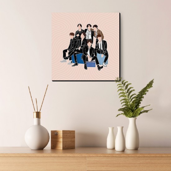 تابلو شاسی طرح the bangtan boys
