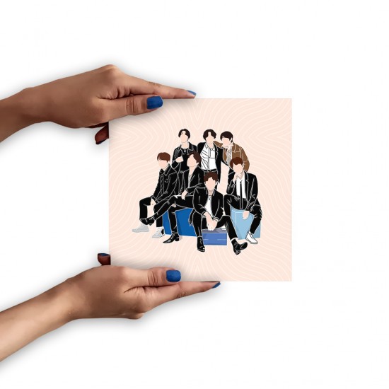 تابلو شاسی طرح the bangtan boys