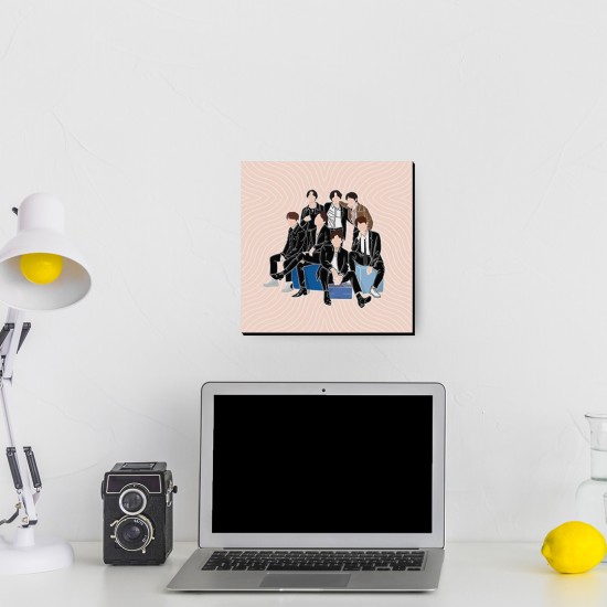 تابلو شاسی طرح the bangtan boys