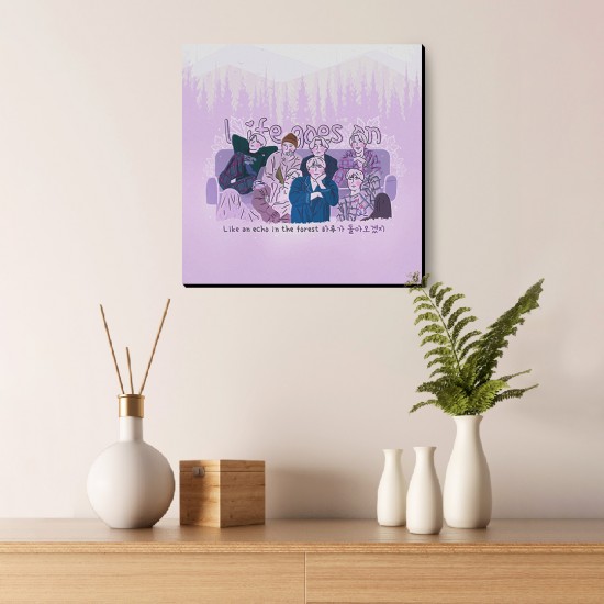 تابلو شاسی طرح آهنگ life goes on 2