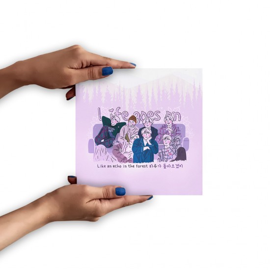 تابلو شاسی طرح آهنگ life goes on 2