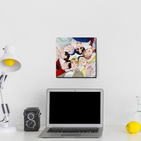 تابلو شاسی طرح سلفی گروه bts