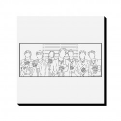 تابلو شاسی طرح زندان bts