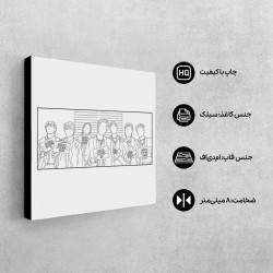 تابلو شاسی طرح زندان bts