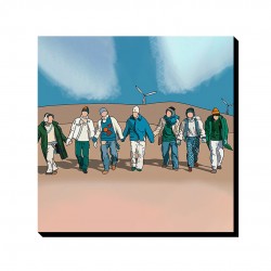 تابلو شاسی طرح آهنگ friends از bts