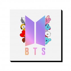 تابلو شاسی طرح کاراکتر های bt21