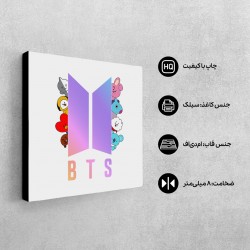 تابلو شاسی طرح کاراکتر های bt21